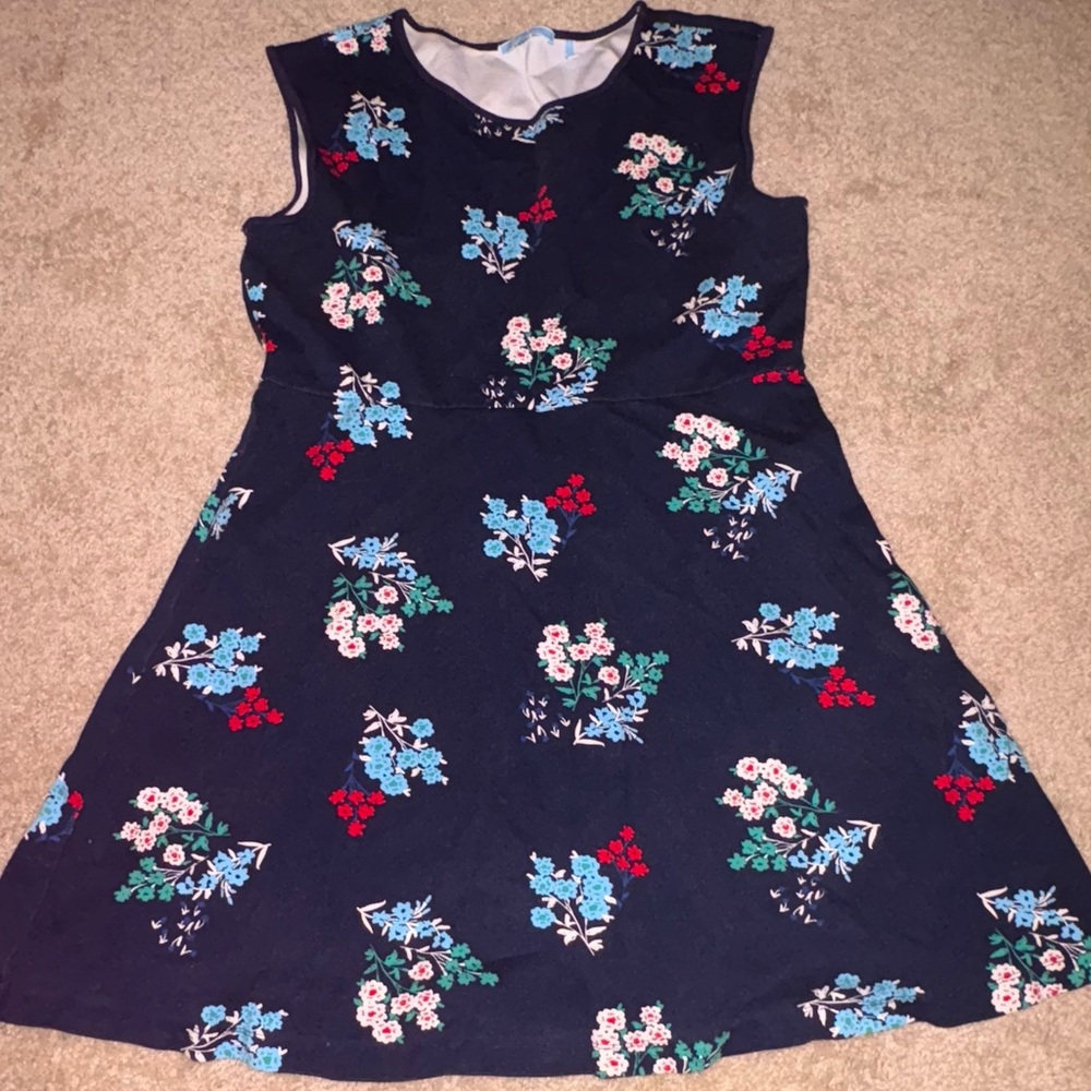 Draper James navy floral dress - Picture 2 of 5